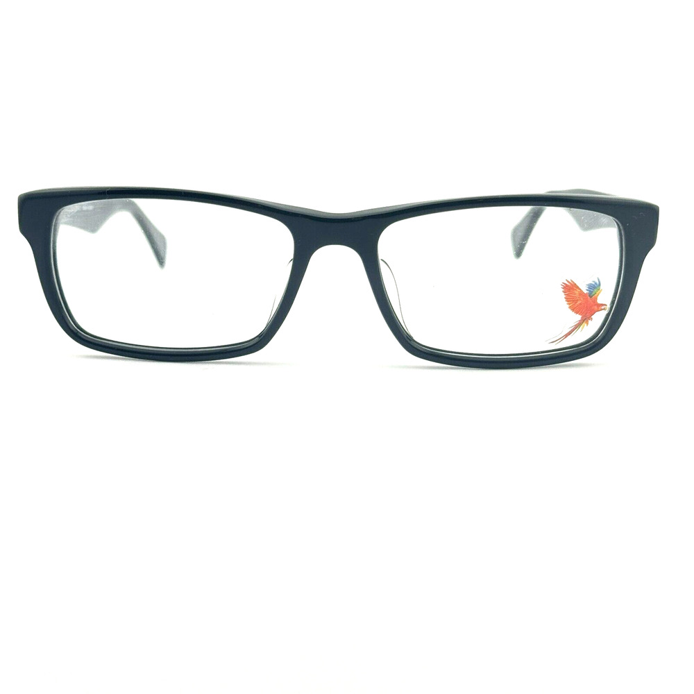 Maui Jim Eyeglasses Frames MJO2204-02 Black Rectangular Full Rim 53-17-143 12324
